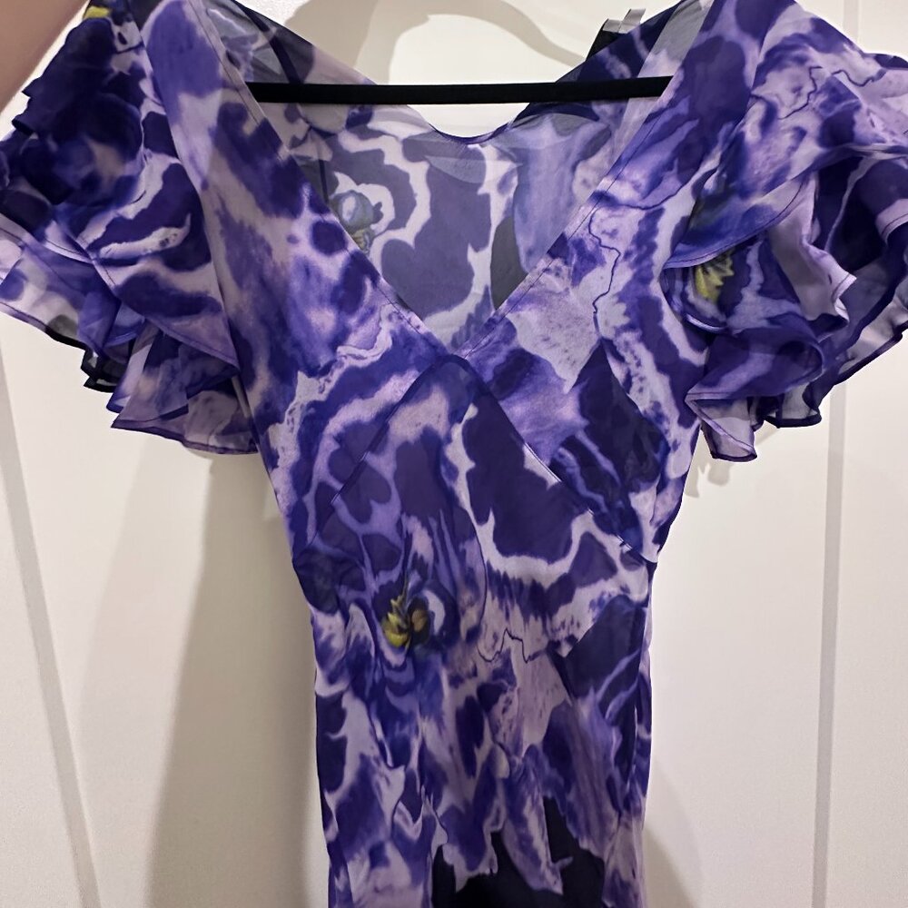 Rat & Boa Violet Floral Lucille Dress - Picture 8 of 9